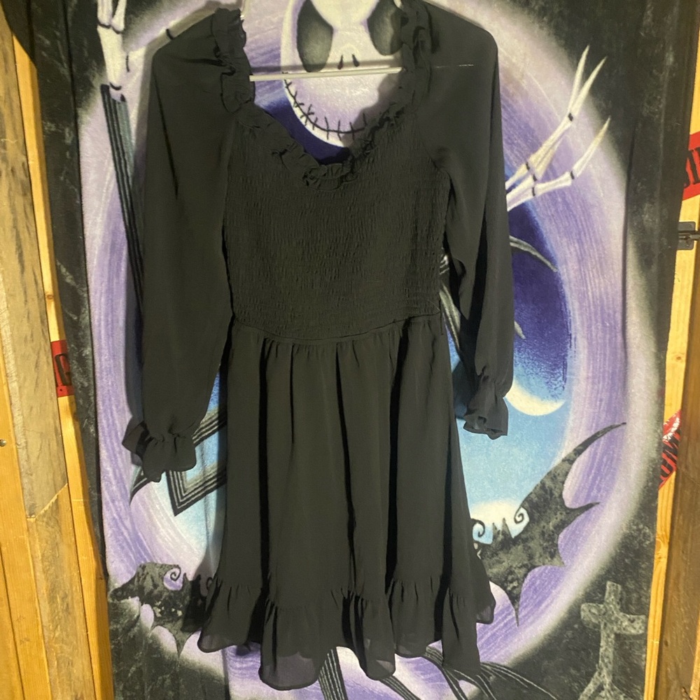Womens Ruffle Off Shoulder Dress
